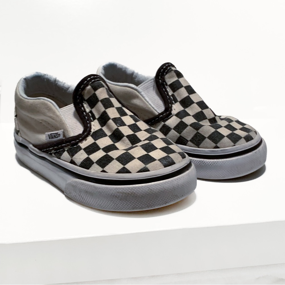 Checkered Vans Toddler Size 5